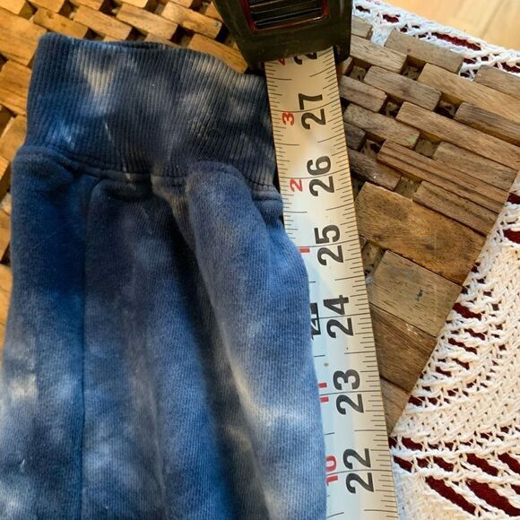 Zoozatz Joggers Penn State Blue Tie-Dye, PaperBag Tapered Ankle Tie-Waist  EUC - Picture 8 of 12